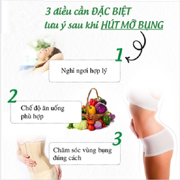 Hướng dẫn chăm sóc sau hút mỡ bụng