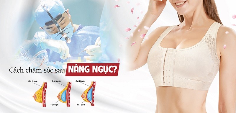 Chăm sóc sau phẫu thuật thay túi ngực